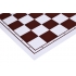 Plastic chess board, foldable, white/brown